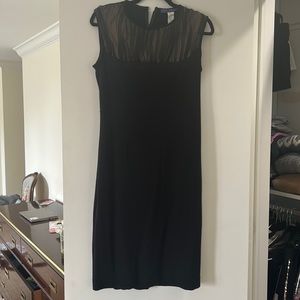 Les Copains Blue black cocktail dress